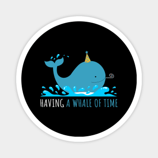 'Funny Whale' Cute Ocean Whale Pun Gift Magnet